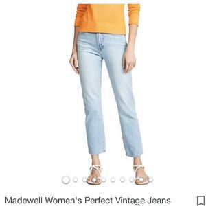 Madewell Perfect Vintage Jean 28 Light wash